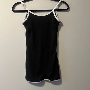 black and white fashion nova playsuit